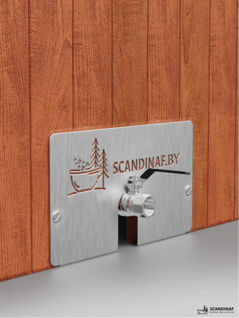 Ледяная купель Scandinaf Arctic 140R, 1-2 чел., AISI 304, красное дерево