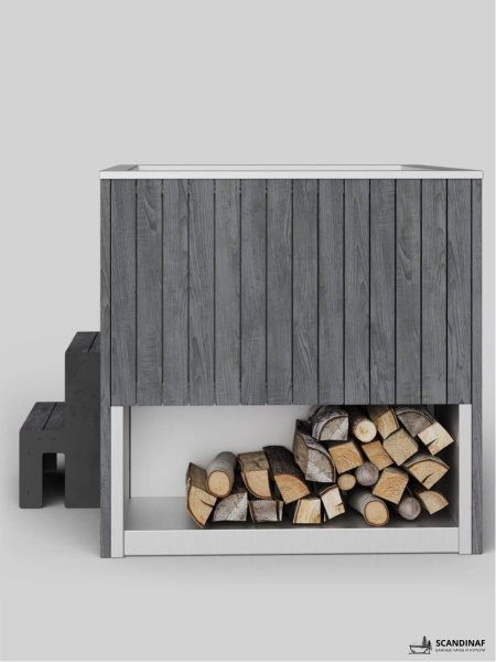 Ледяная купель Scandinaf Arctic 140G, 1-2 чел., AISI 430, серый