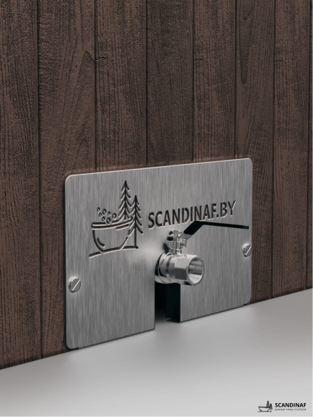 Ледяная купель Scandinaf Arctic 120B, 1-2 чел., AISI 430, коричневый